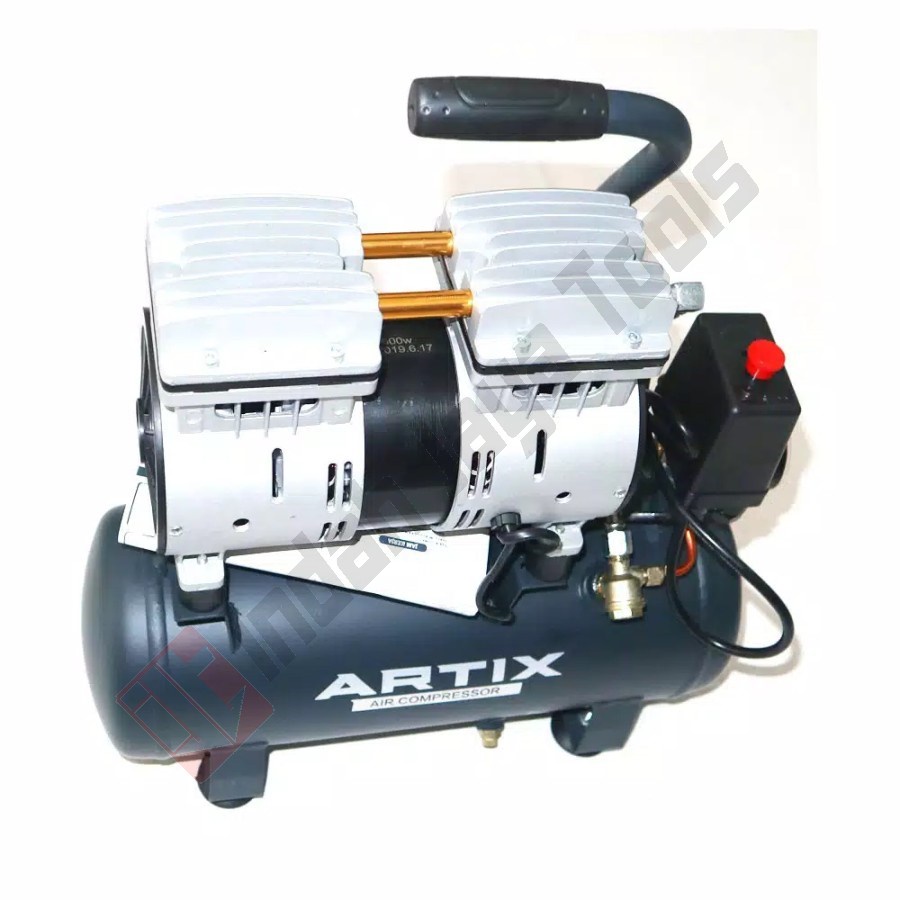 ARTIX OA0709 Kompresor Angin SILENT 550 Watt 0.75 HP 9L Oilless Oiless