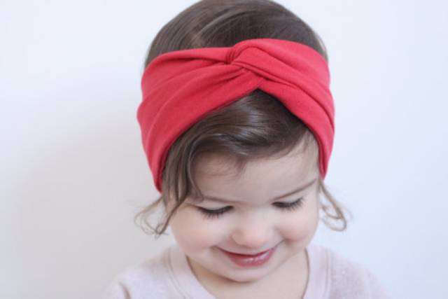 Bandana Kain Bayi / Headband Kain Newborn / Bando Bayi / Headwrap Bayi / Hairband Bayi Impor