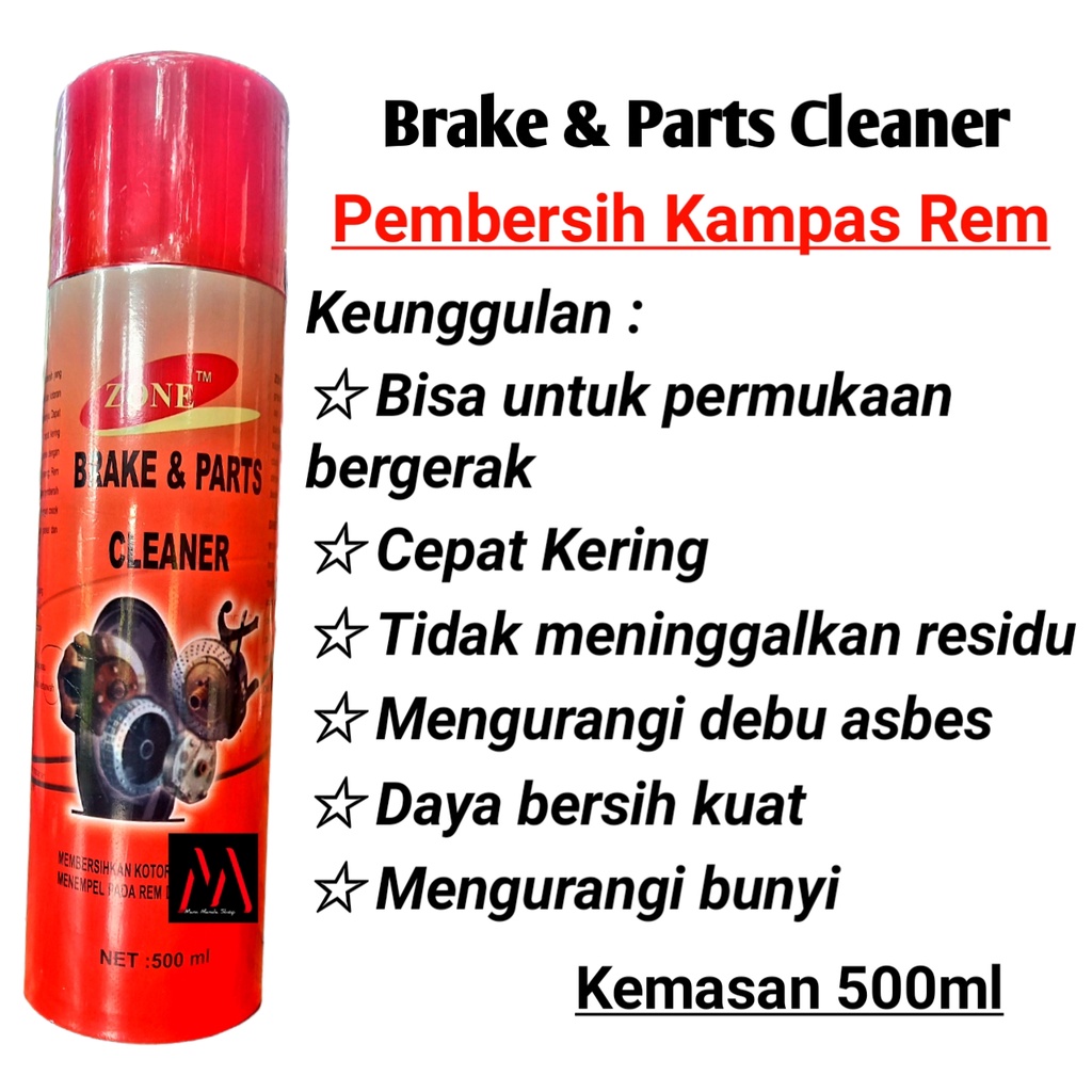 Pembersih Rem Cakram &amp; Tromol / Pembersih Kampas Rem Motor dan Mobil / Brake Cleaner