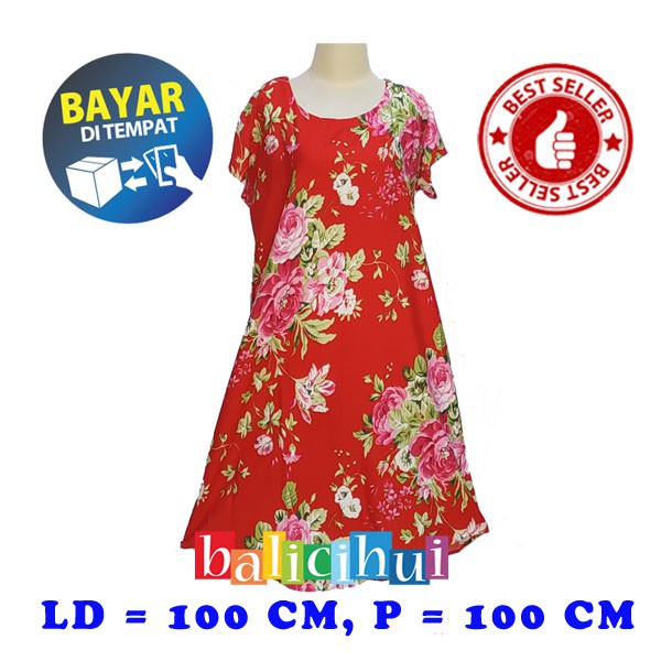 DASTER Wanita DASTER Payung DASTER BALI DRESS PAYUNG BALI Daster Rumah Uk L