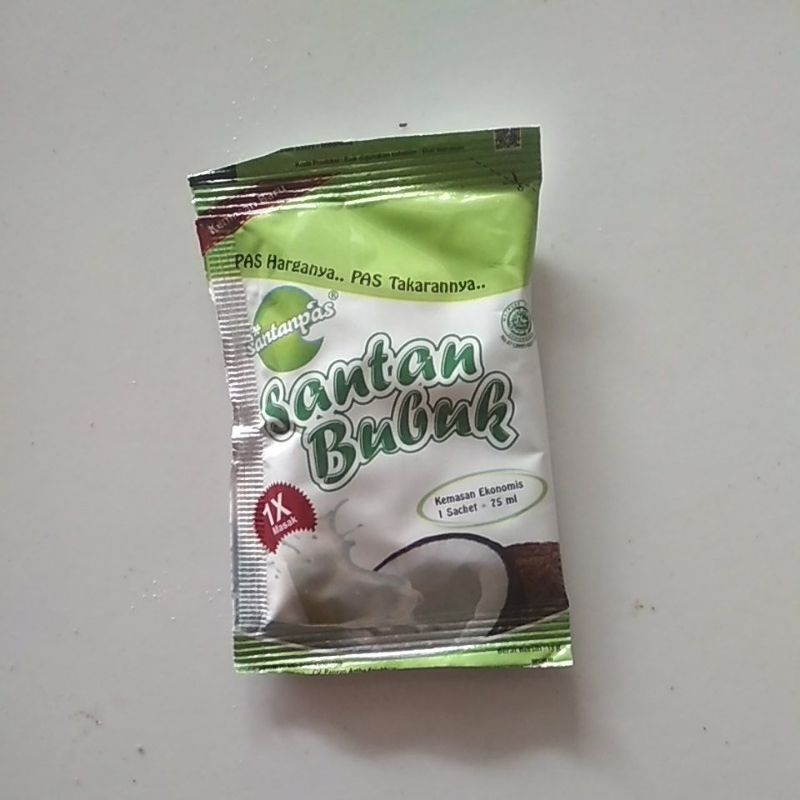 

santanpas (santen bubuk) 1 pcs
