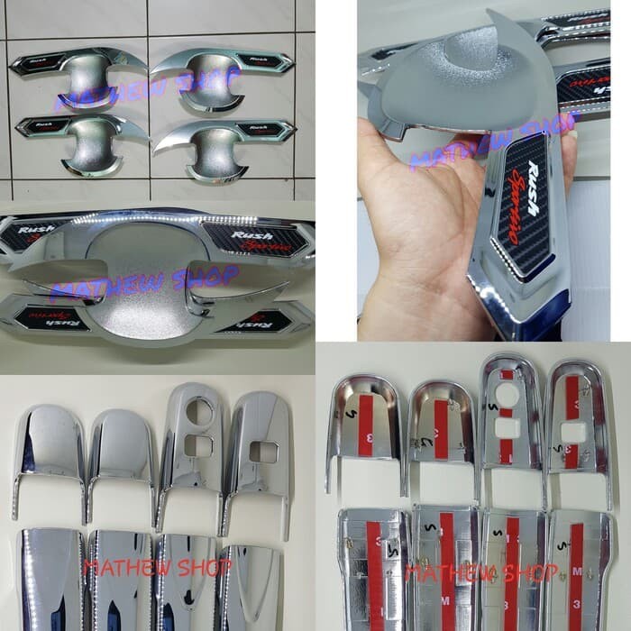 Paket Outer Handle & Cover Door Handle All New Rush GR SPORT 2018-2023 Sportivo
