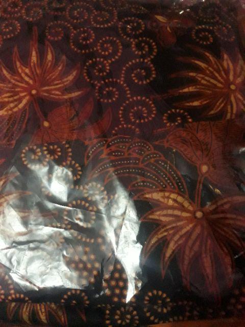Gamis Batik Istimewa Resleting Depan