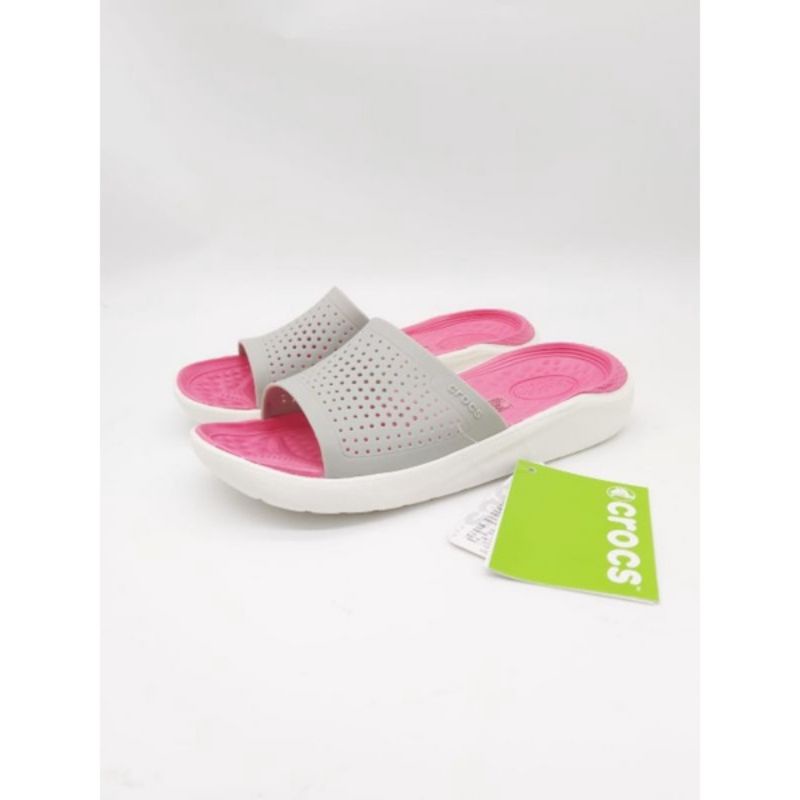 Crocs Literide slide / Sandal Pria wanita / Sandal Crocs literide slide/ crocs pria wanita