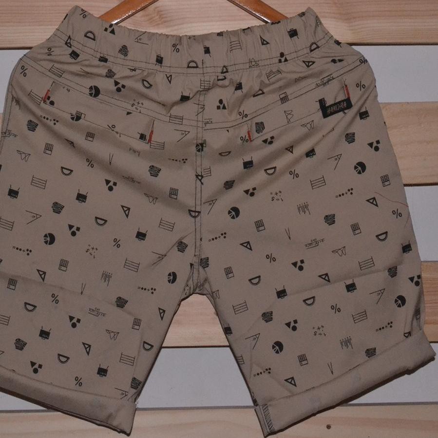 ✵ Celana surfing tebal shortpants surfing shortpant cowok celana surfing printing celana twill cowok