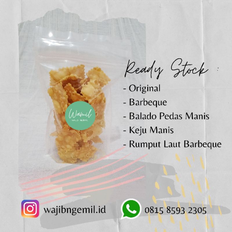 

Keripk Bawang Pedas Manis (Cemilan/Makanan)