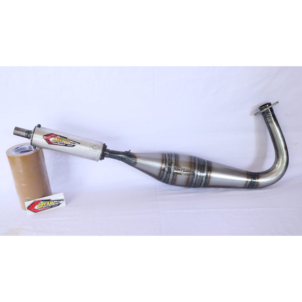 Knalpot Creampie RX King Kolong Silencer ORIGINAL