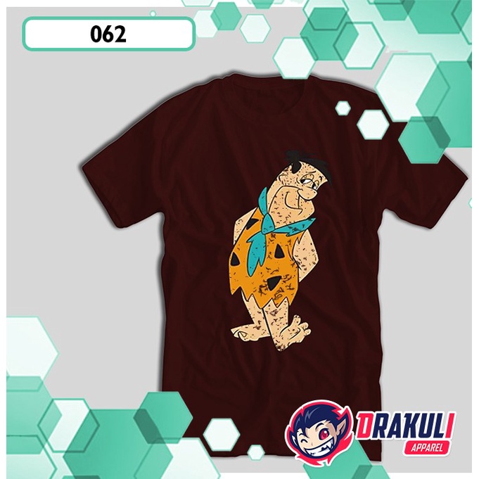 T Shirt 062 The Flintstones Fred 2 (Freckles Design)