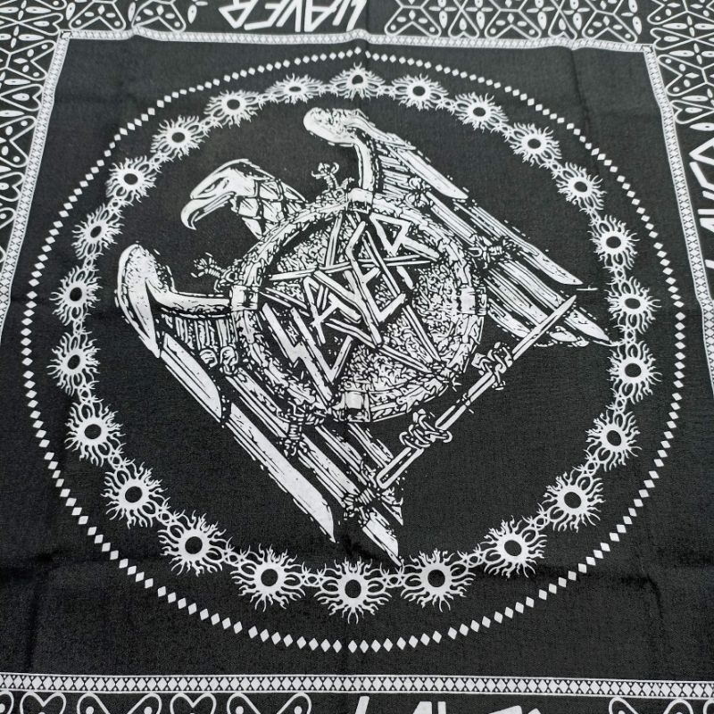 SLAYER BANDANA MUSIK SYAL SLAYER BAND PREMIUM KODE : SY46