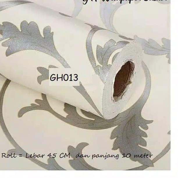 JNA  TERLARIS Wallpaper sticker 45cm x 10m Motif Batik GH013 _