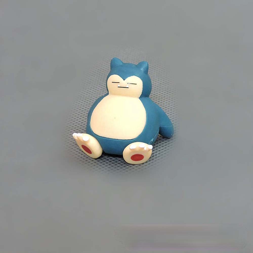 Mxbeauty 5pcs / Lot Mainan Action Figure Mini Karakter Kartun Pokemon Snorlax Ukuran 4cm Untuk Anak