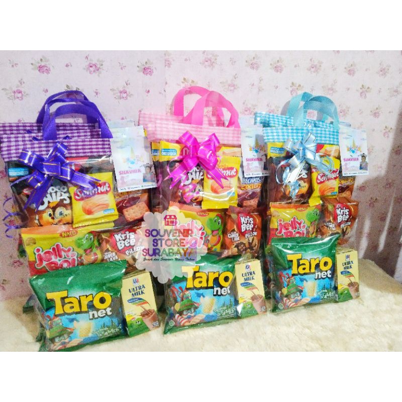 Snack Ultah Anak / Paket Snack Ulang Tahun/ Goodiebag Snack/bingkisan ultah surabaya/Snack Ultah Sby