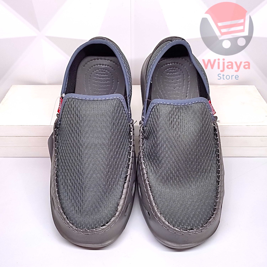 Sepatu Slip On Selop Pria Ardiles Original dan Berkualitas untuk Penampilan Santai yang Trendi Hitam Abu Biru Navy HELMEPO JNEE