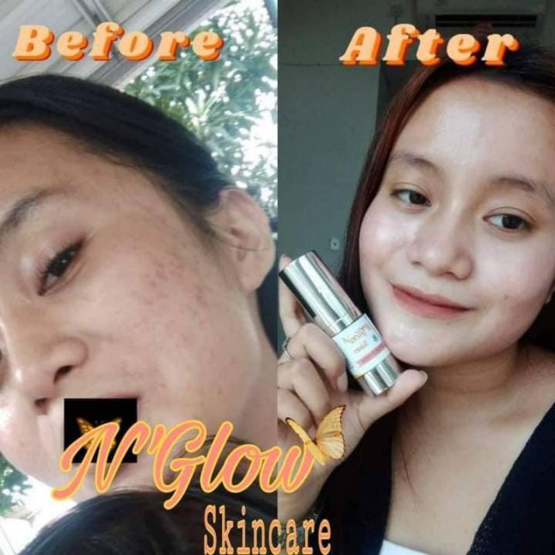 Serum N'Glow Skincare Pemutih Wajah 100% BPOM ORI Aman Terampuh