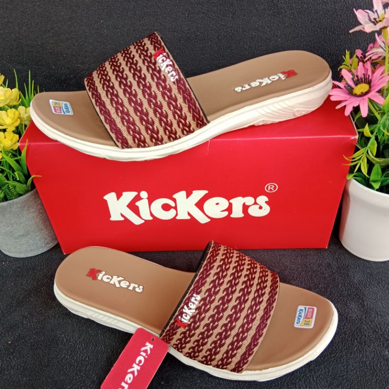 PROMO...! SANDAL WANITA KICKERS TERBARU TERKECE KEKINIAN TRENDY MURAH BERKUALITAS B02