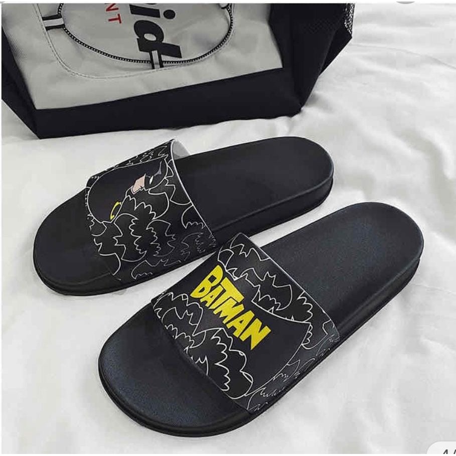 SANDAL PRIA WANITA KARAKTER KARTUN BATMAN