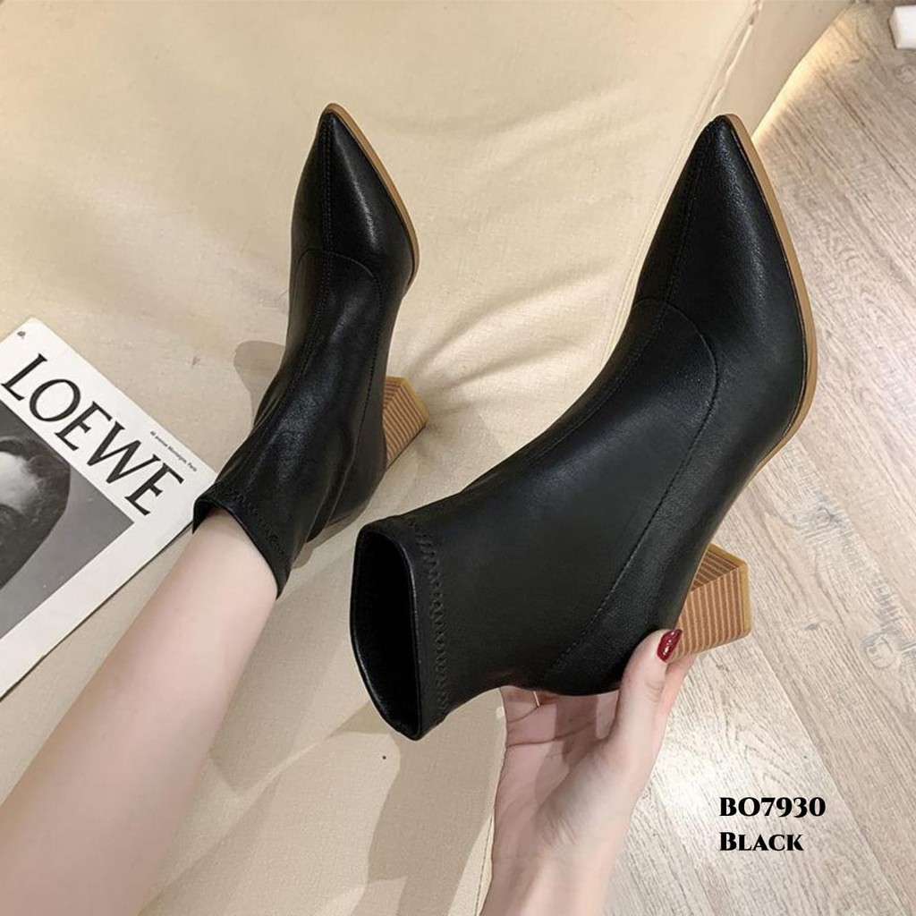 RESTOCK WYN SEPATU BOOTS FLAT KOREA BO7930