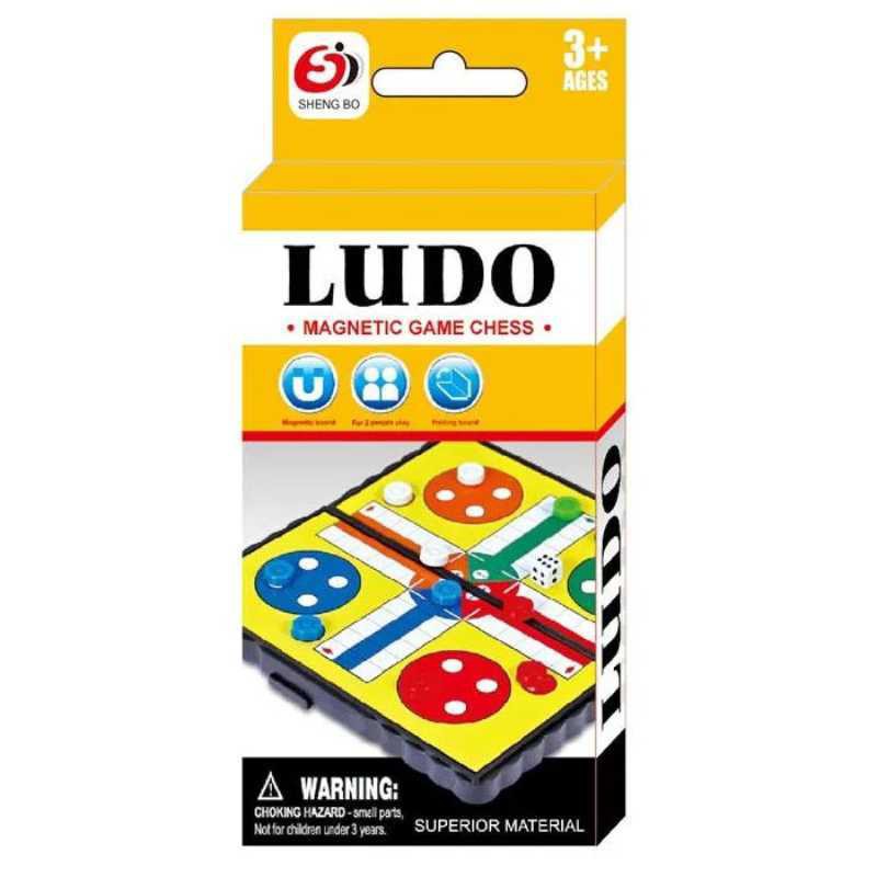 Mainan Ludo dan Ular Tangga Magnet Kecil Ludo Magnetic Mainan Anak - TGS 001