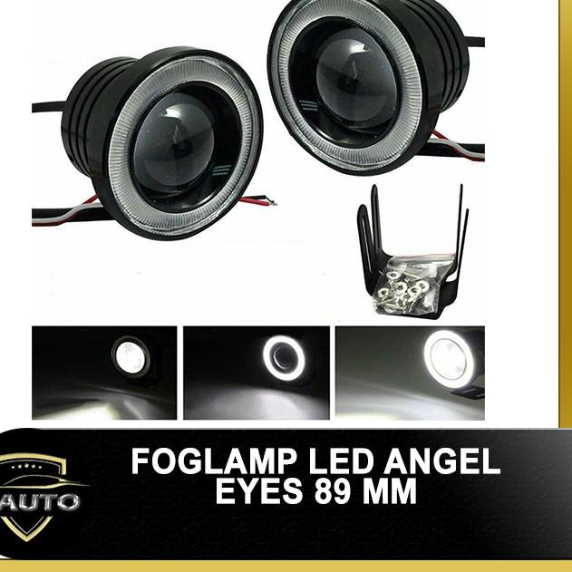 ❉ Foglamp Led Angel Eyes 89mm Projector Universal ✾