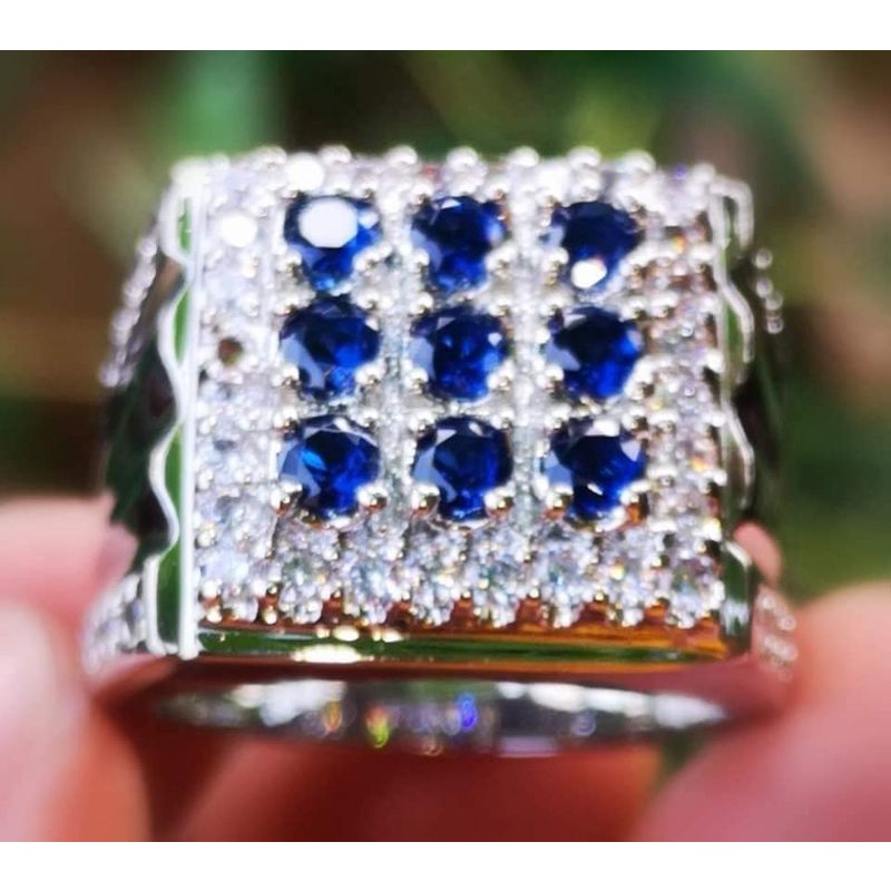 Blue sapphire srilanka 9 mata + memo