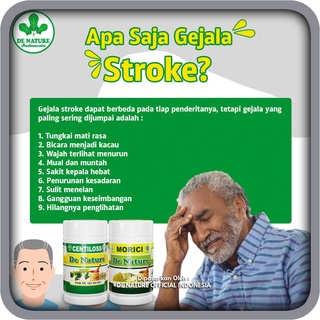 Centilos Morici Centiloss De Nature Obat Stroke Herbal Strok Struk