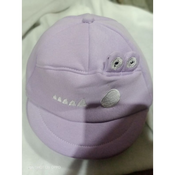 TOPI.ANAK.KALAKTER.KROKODAIL-Ungu/lilac
