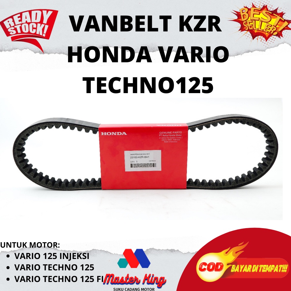 Vanbelt Vario Techno 125 / Vanbelt Vario 125 Techno Fi / V Belt Vario Techno 125 / V Belt Vario 125 