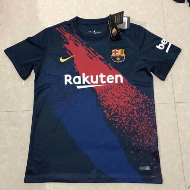 Jersey Baju Bola Latihan Pre Match Barca Barcelona Home Away Third Black New Season 2018 2019 2020