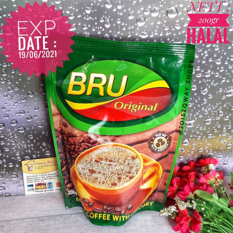 

Kopi Bubuk BRU ORIGINAL 200gr / KOPI India 200gr / HALAL