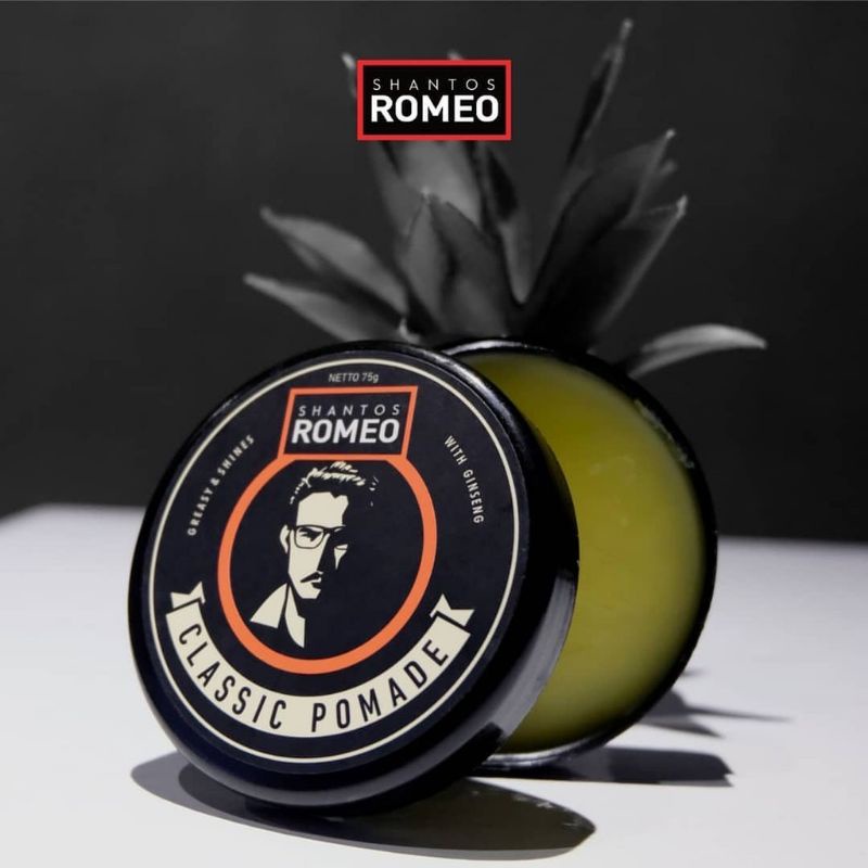 SR HAIR POMADE CLASSIC POT 75 GR ORIGINAL BPOM MINYAK RAMBUT PRIA / OIL WATTER CLAY WAX GEL DLL