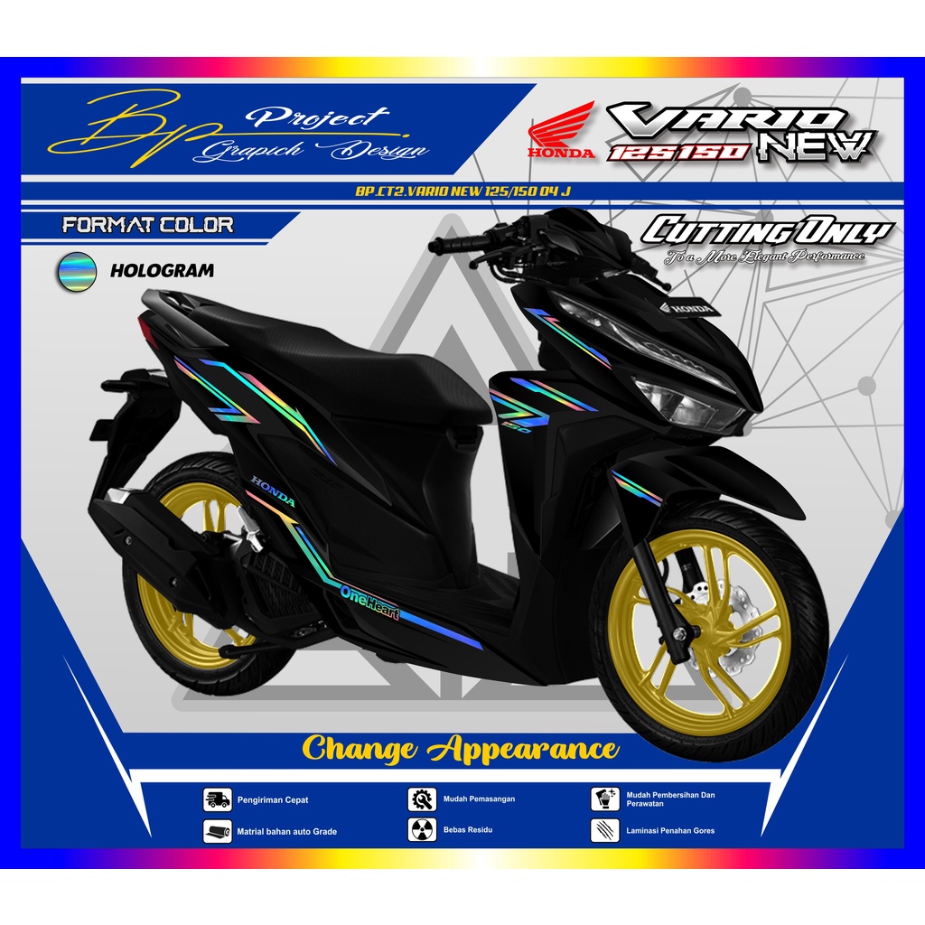 CUTTING VARIO NEW - CUTTING  STICKER VARIO NEW - Cutting Sticker Vario New 150 & 125  Aksesoris Moto