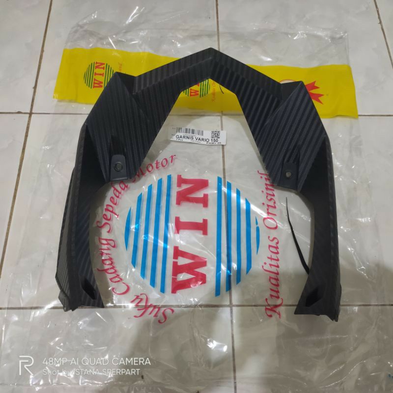 TAMENG PANEL DEPAN FULL SET VARIO 150 125  2015-2017 HITAM DOFF| TAMENG DEPAN FULL SET VARIO 150/125 2015 2016 2017 HITAM DOFF/ PANEL DEPAN VARIO 150  TAMENG COVER LAMPU DEPAN HONDA VARIO LED OLD /  BODY HONDA VARIO 150 125 LED OLD / MERK WIN
