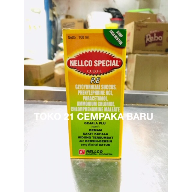 NELLCO SPECIAL OBH SIRUP BOTOL 100 ml | Obat Sakit Nelco Spesial Special 100ml Murah Promo
