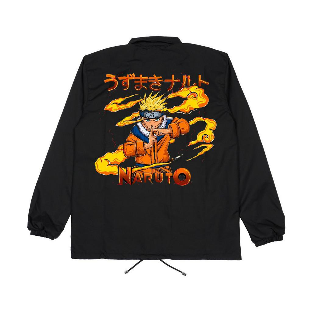 Afterrisen Coach Jaket Windbreaker Anime Naruto Uzumaki