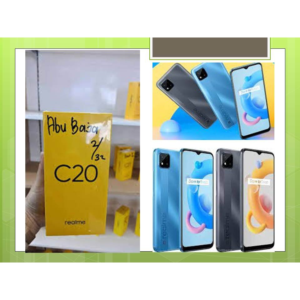 REALME C20 RAM 2GB ROM 32GB 2 32GB HP BAGUS MURAH PROMO TERBARU