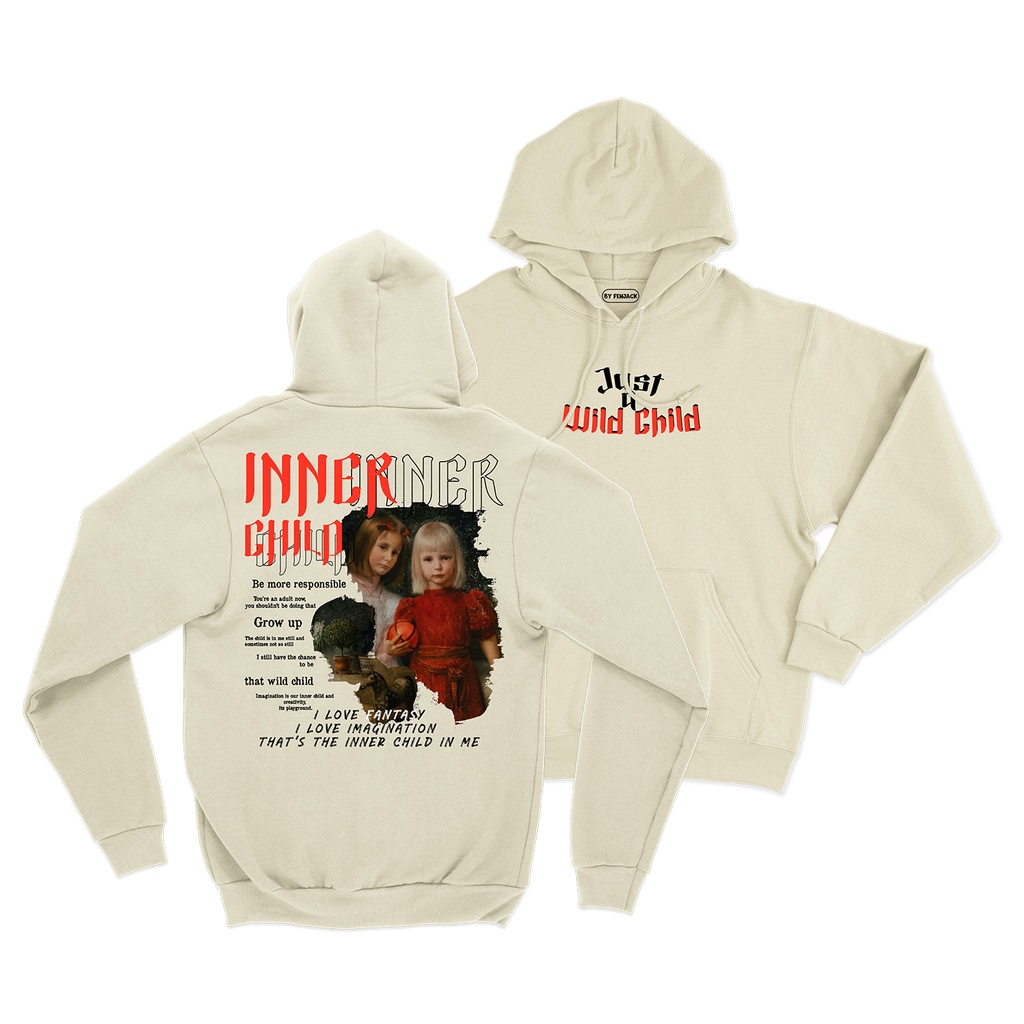 Sweaterpolos Hoodie Jumper INNERCHILD ( Sablon ) Unisex Pria &amp; Wanita