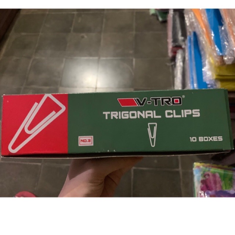 

Paper Clip Trigonal Clips no.3 V-TRO isi 10 pack