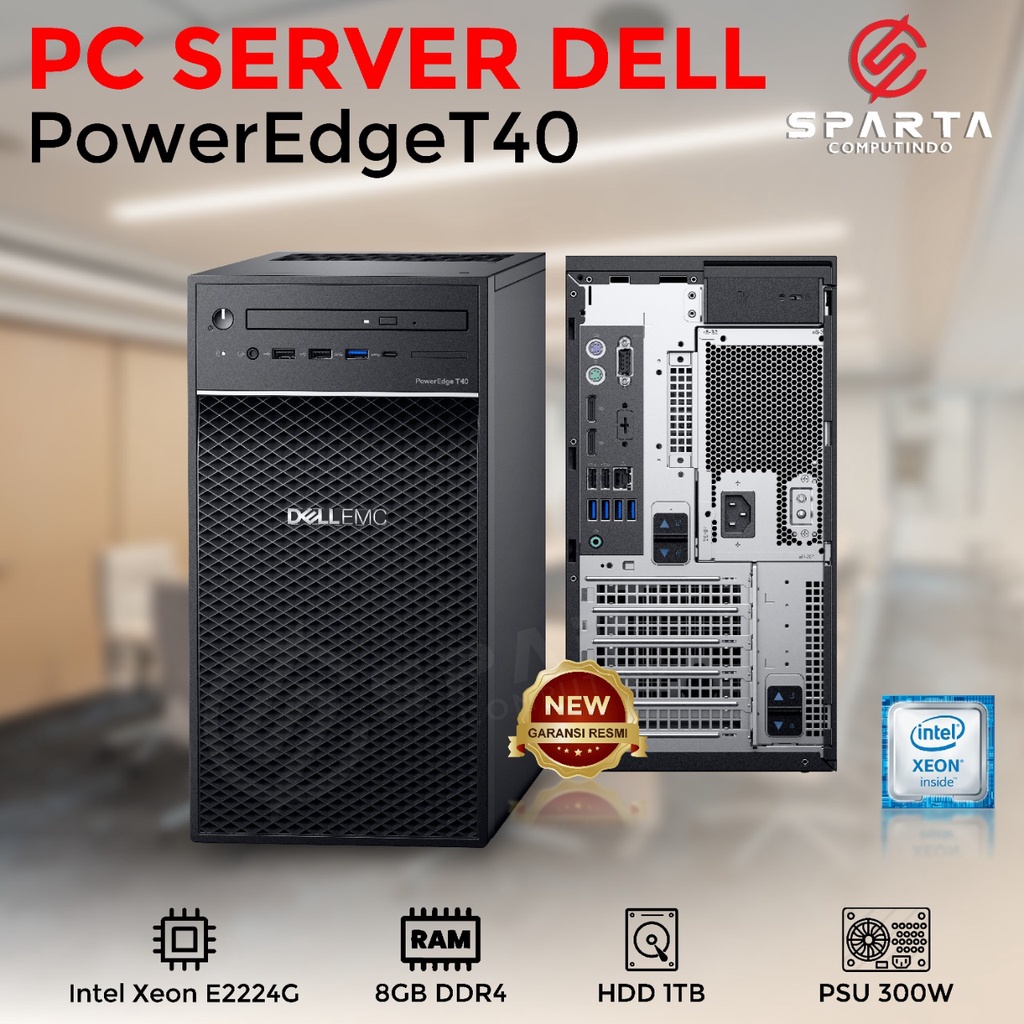 PC SERVER DELL PowerEdgeT40 New Garansi Resmi