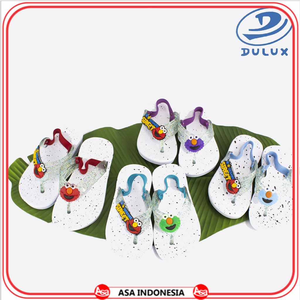 Sandal Japit Gunung - Let belakang anak cewek/cowok Motif Elmo Dulux (2641) ASAINDONESIA.co.id