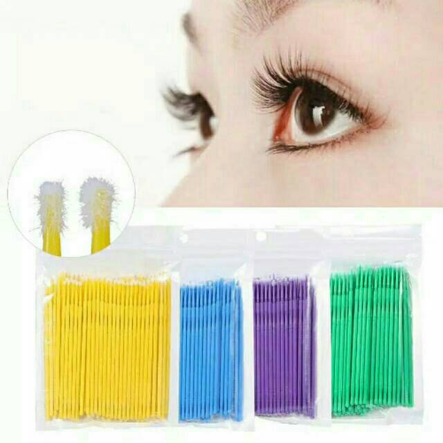 MICRO BRUSH/MUCROBRUSH BULU MATA ISI 50 PCS