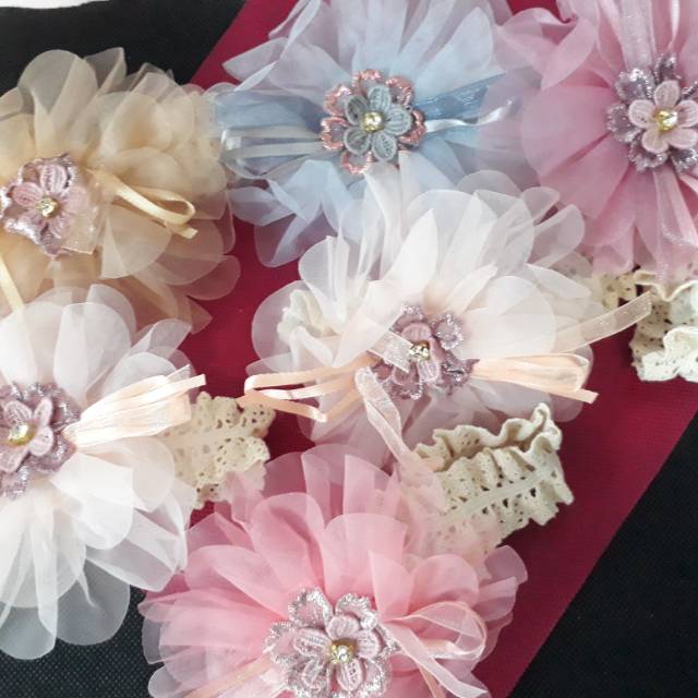 Bandana Ballerina Flower - Bando baby - Bando anak Perempuan /Bando Korea /bando mall / bando import