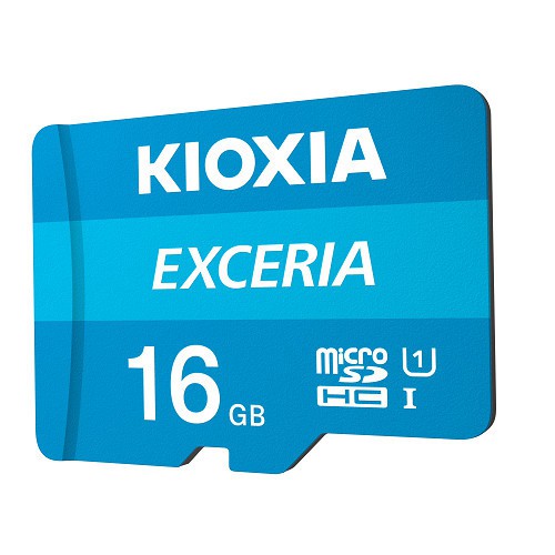 Kioxia Exceria Micro SDHC / Micro SD Card 16GB 100MBps Class 10