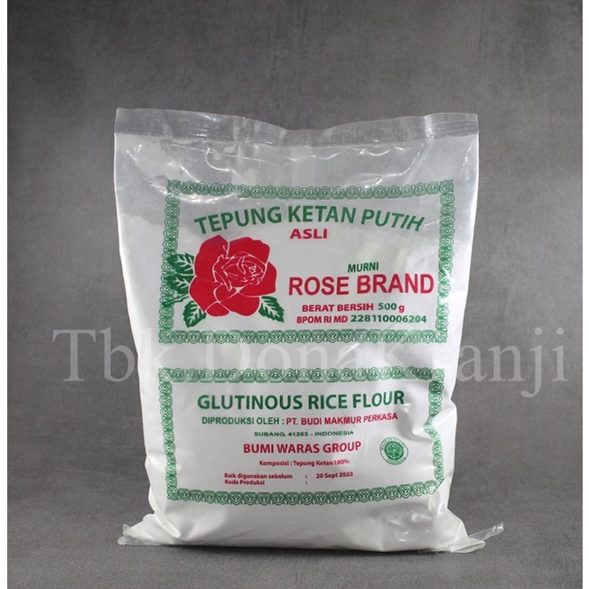 

Tepung Ketan Putih Rose Brand 500gr