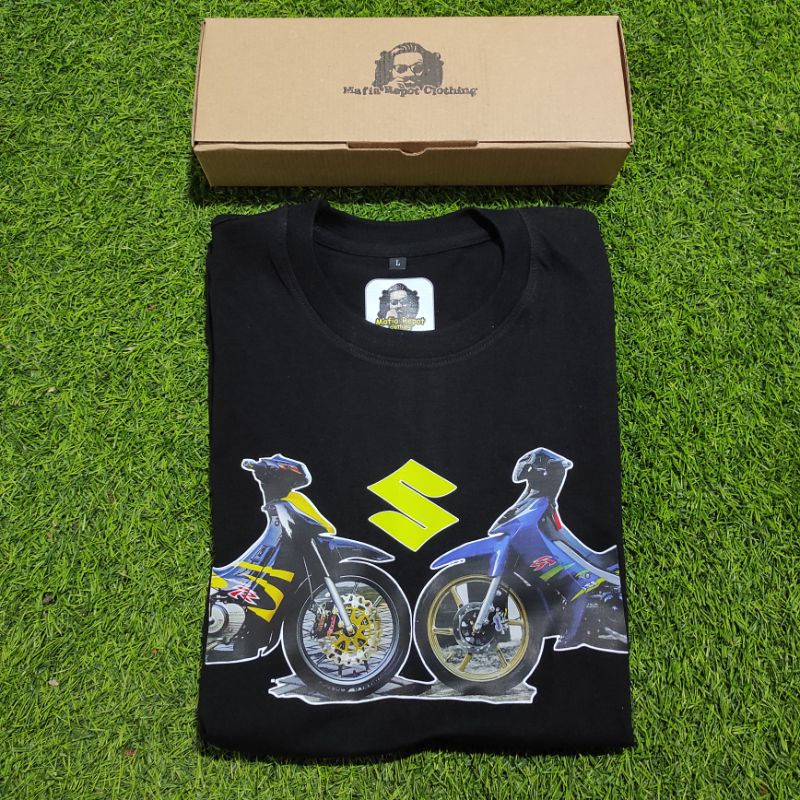 kaos satria lumba vs hiu satria 2 tak