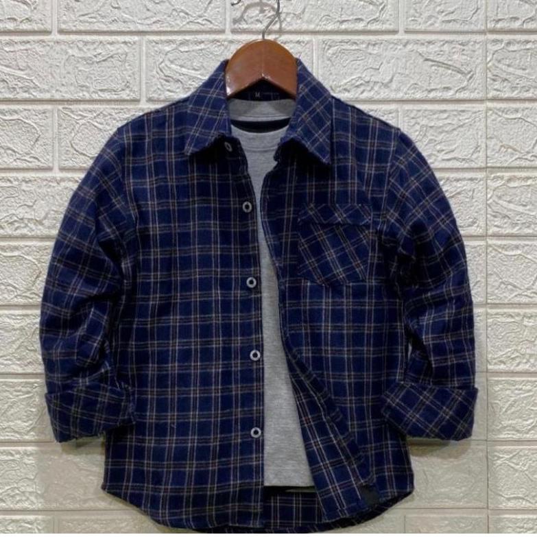 [NO.30My22d] baju kemeja flanel anak laki laki motif kotak kotak lengan panjang usia 2-15 tahun cowo