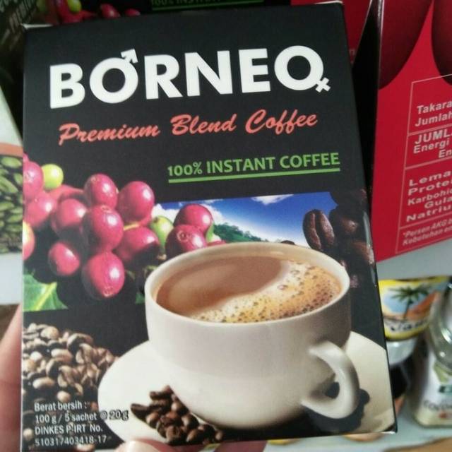 

Kopi Herbal kuat lelaki BORNEO Premium blend coffe