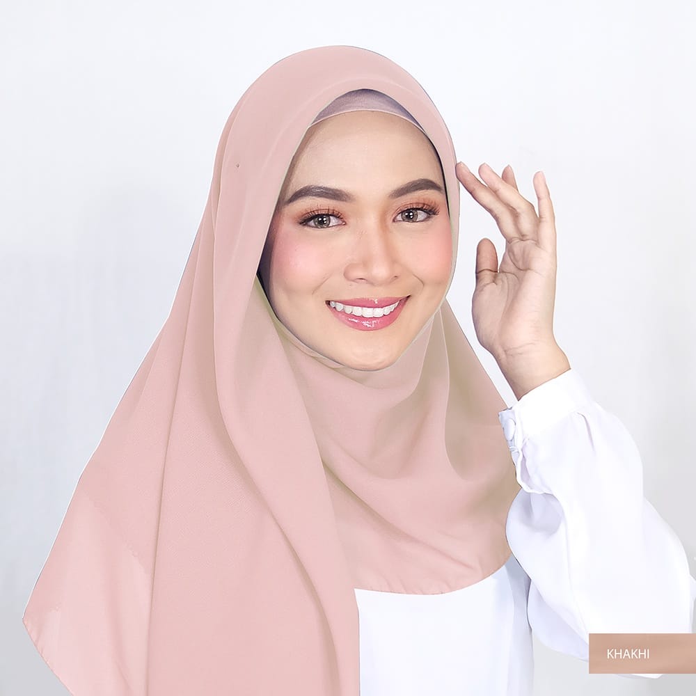 Zein Hijab - Bella Square Jahit Tepi 115 X 115 Hijab Segi Empat