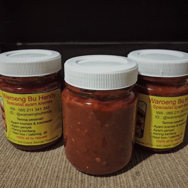

sambal matang home made by waroeng bu hendy
