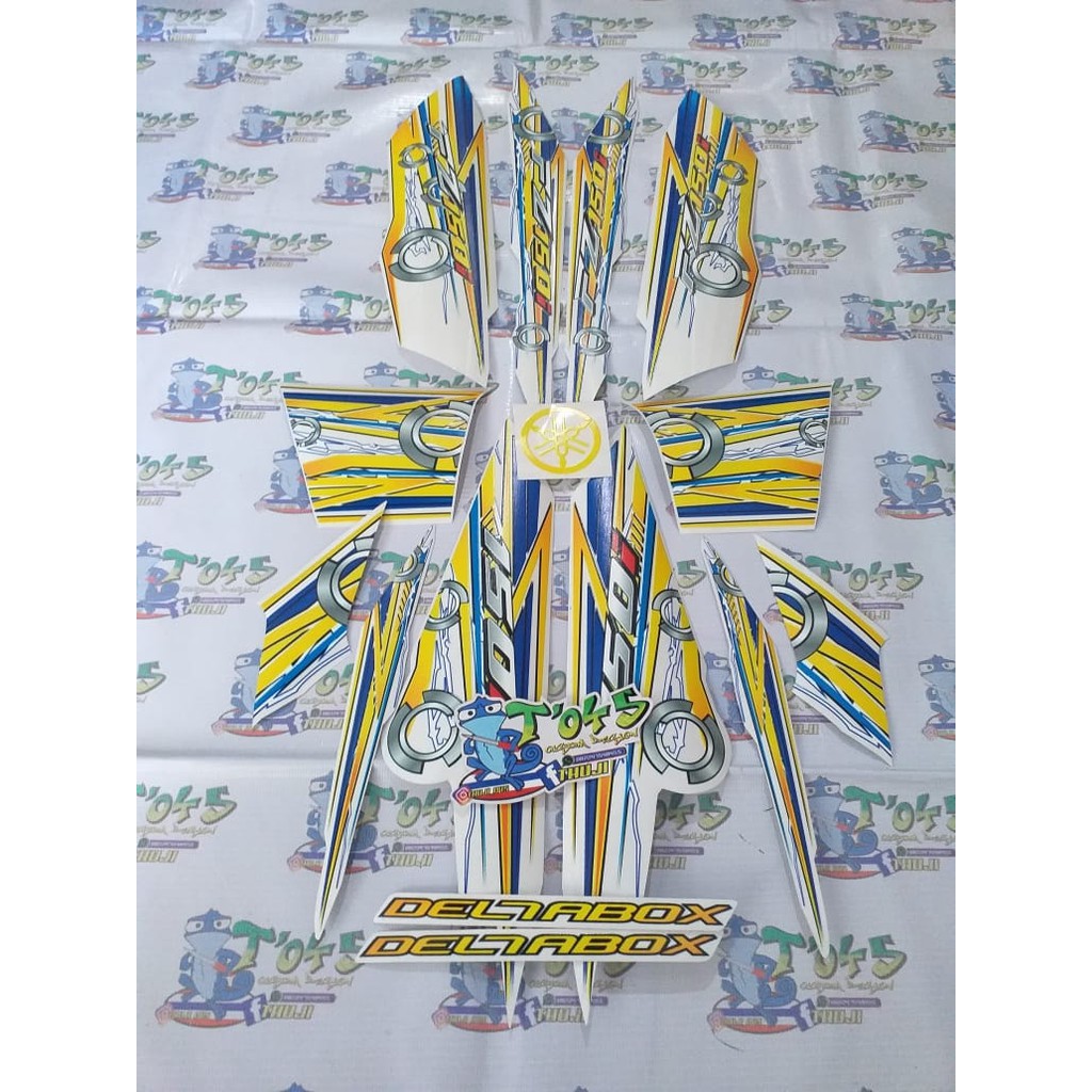 Striping FZ 150i malaysia vixion NVL Custom transparan uv