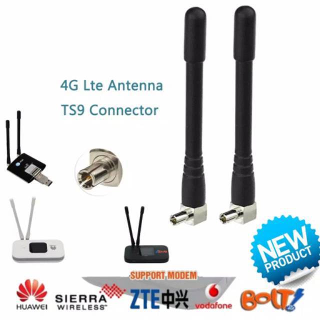 (1 Satu)Antena Eksternal Penguat Sinyal wifi Terbaik modem wifi huawei bolt sierra ZTE Vodafone